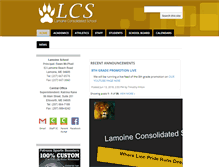 Tablet Screenshot of lamoineconsolidated.org